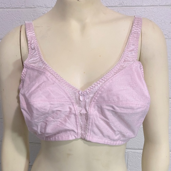 Soma Other - Vintage Pink Silver Detail Wireless Bra Spft Cup Lounge 50s Style Pastel 42C